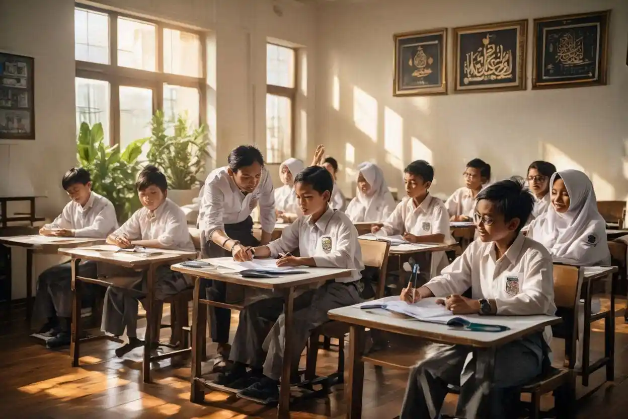 Siswa SMP Islam rekomendasi Jogja belajar aktif dalam suasana islami dan modern