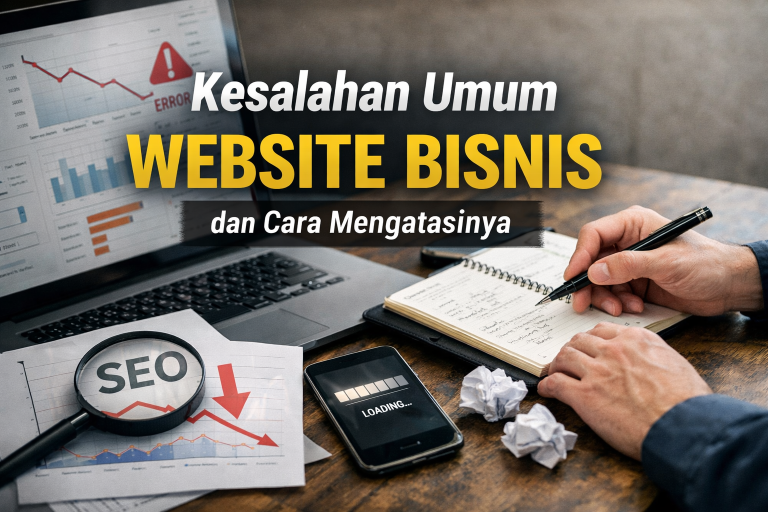 kesalahan umum website bisnis
